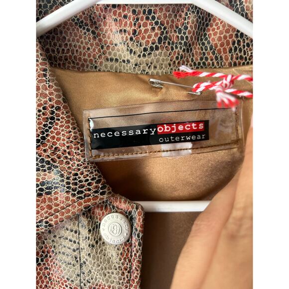 Vintage Necessary Objects Leather Jacket - Picture 6 of 10